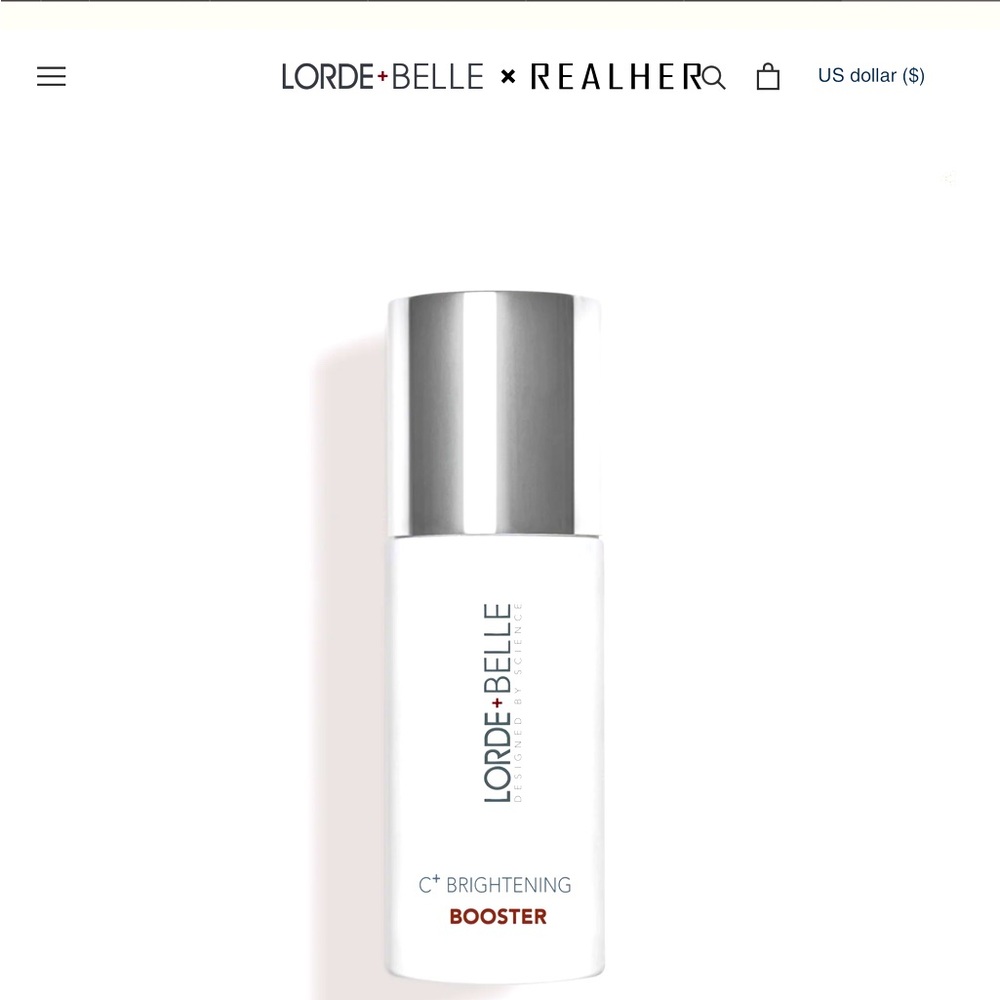 LORDE + BELLE C+ Brightening Booster - 2g / 0.07 oz - Retail $59